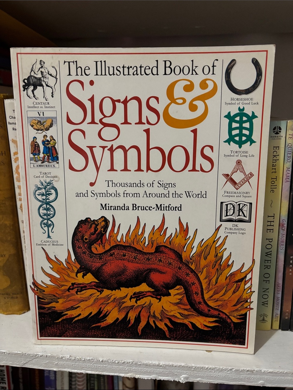The Illustrated Book of Signs & Symbols - White/Red/Orange Cover